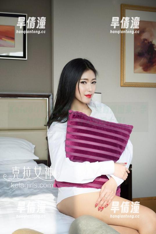 KelaGirls克拉女神 - 苏棠最新图集：学妹的蕾丝T裤，让人脑洞大开！