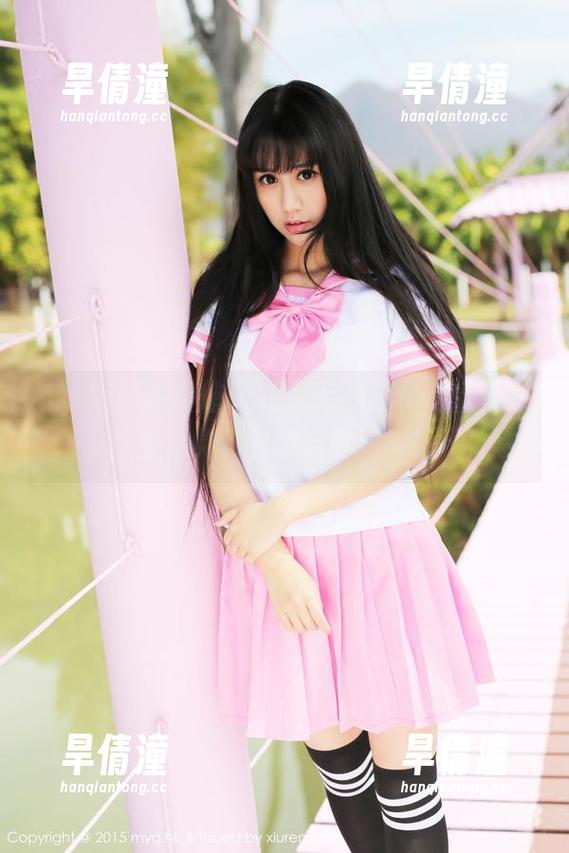 MyGirl美媛馆 - 短裙诱惑，李七喜写真集直击心灵，下载后请轻声呼吸！