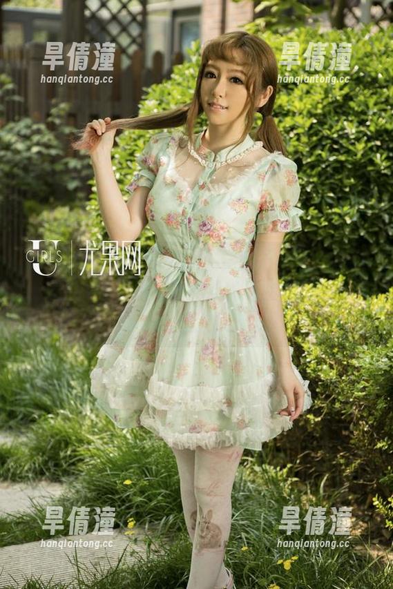 UGirls尤果网 - 如果你觉得万圣节只是小孩子的游戏，看看陈雅漫的原图写真，打破你的偏见！