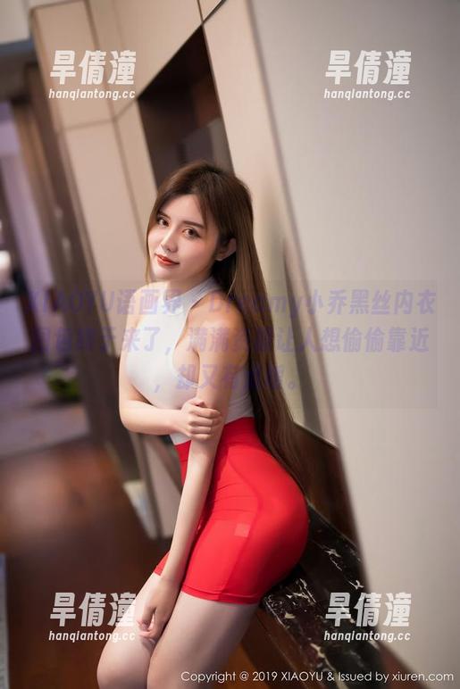 XIAOYU语画界 - Dreamy小乔黑丝内衣图包终于来了，满满资源让人想偷偷靠近，却又有点嗳。